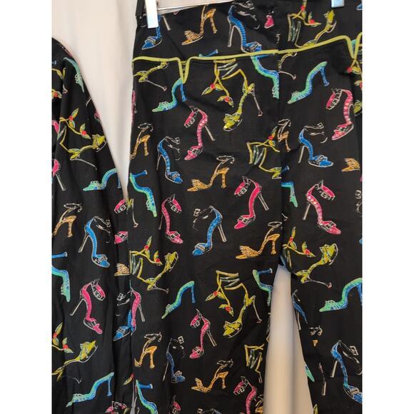 Vanity Collection VTG 90s sequin pants set XL jacket L high heels pockets! cute! - Picture 8 of 13